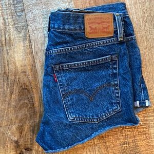 Levi's denim shorts